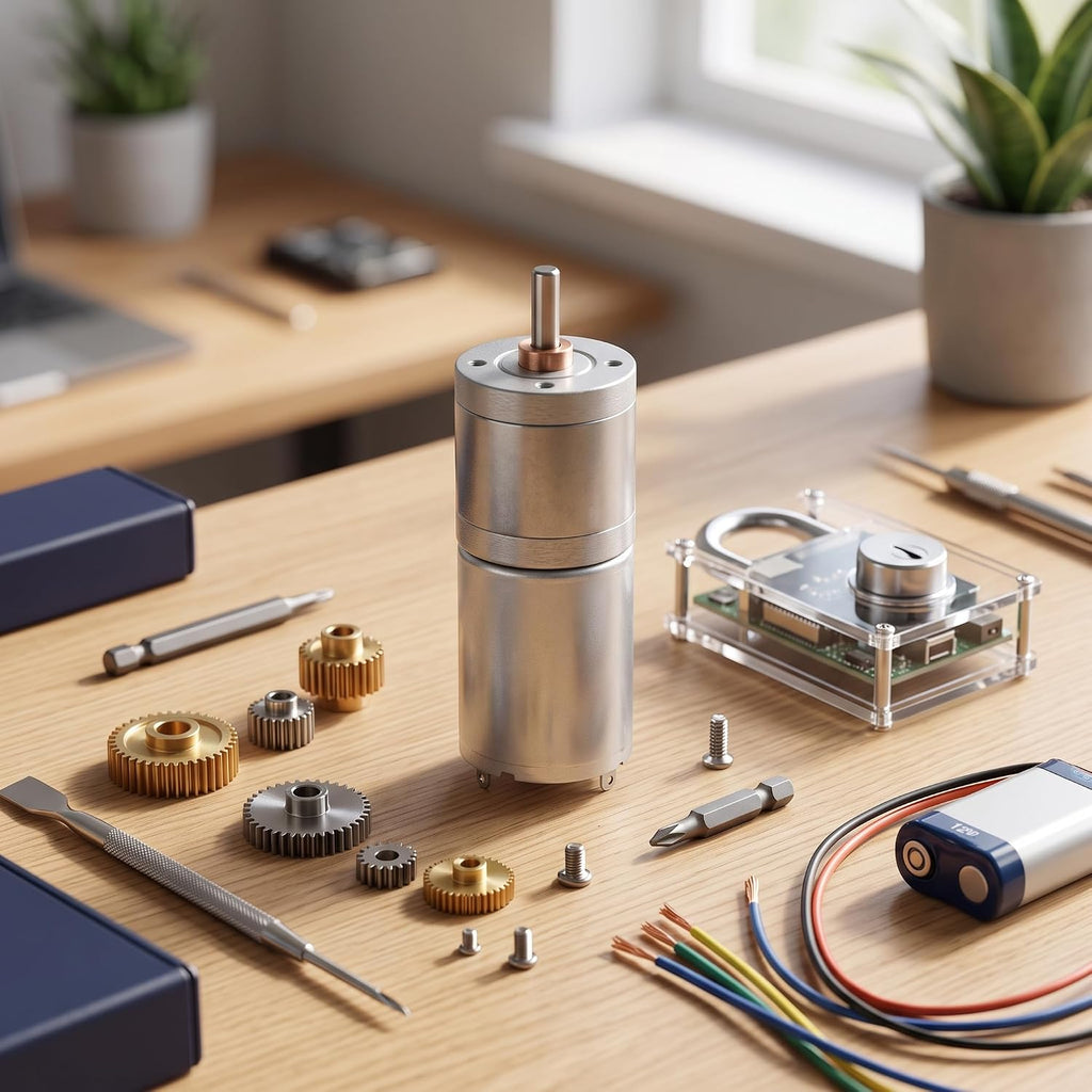 12V DC Gear Motor 60RPM with Encoder