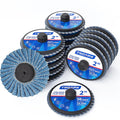 20 Pcs 2" Quick Change Flap Discs, Die Grinder Sanding