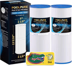 POOLPURE PRB25-IN Hot Tub Filter Replace Unicel C-4326, 3005845, 2Pack