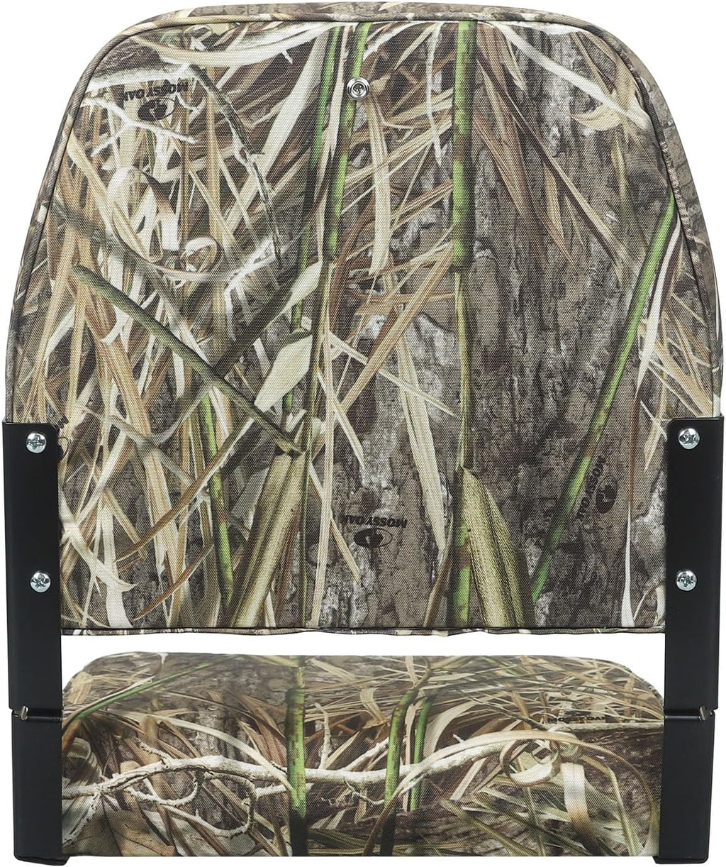 Folding Boat Seats Padded Camo Fishing Boat Chair with Backrest Marine Bass Jon Boat Seat