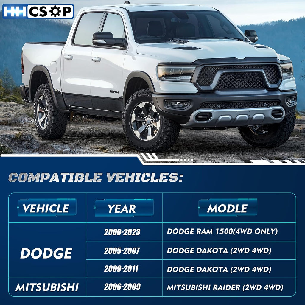 2.5" Front Leveling Lift Kit for 06-23 Ram 1500 4WD, 05-11 Dakota 2WD 4WD