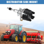 uxcell Tractor Distributor Assembly Side Mount Replacement for Ford 8N Tractor Silver Tone
