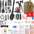 Survival Kit 256 in 1, First Aid Kit Survival Gear Tools Trauma Kit with Molle Pouch for Outdoor, Camping, Hunting