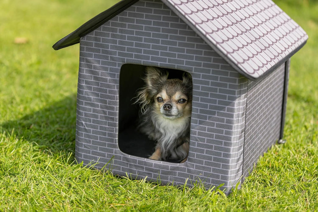 Pet House for Small Dogs & Cats – Insulated Dog House Outdoor with Foam Insulation & Waterproof Fabric, Lightweight