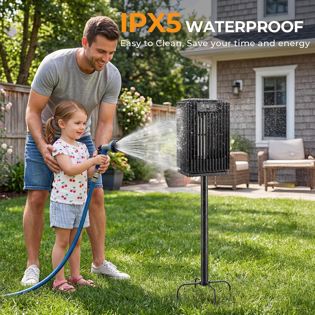 Solar Bug Zapper Outdoor, Solar Mosquito Zapper Outdoor with Ground Bracket, AUTO On/Off Solar Fly Zapper with