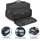 Small Medicine Storage Bag Empty, Family First Aid Box with Divider