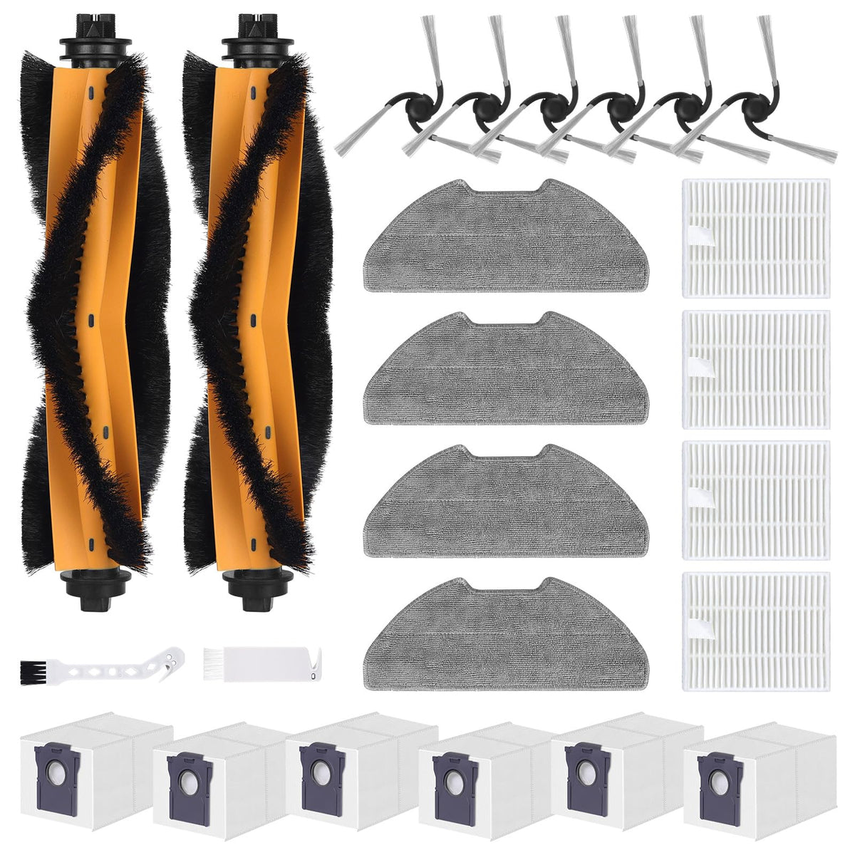 VIEWALL D20 Air Plus Accessories Kit - for Dreame D20 Air Plus Robot Vacuum
