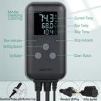 DIGITEN DTC310 Waterproof Temperature Controller, 10A Digital Thermostat