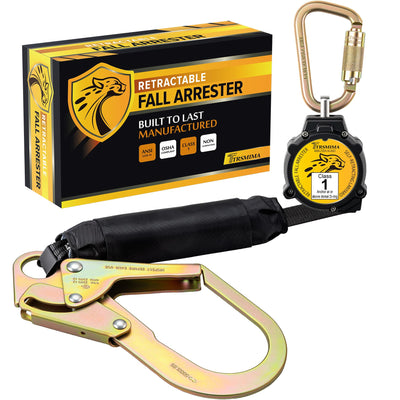 TRSMIMA 6ft Retractable Lanyard Fall Protection