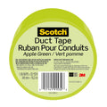 Duct Tape, 1.88 in x 20 yd, Green Apple, 1 Roll (920-GRN-C)