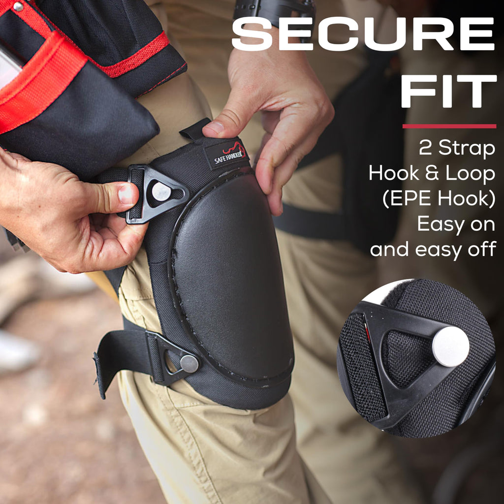 Professional Knee Pads with High Density Hard PP Cap