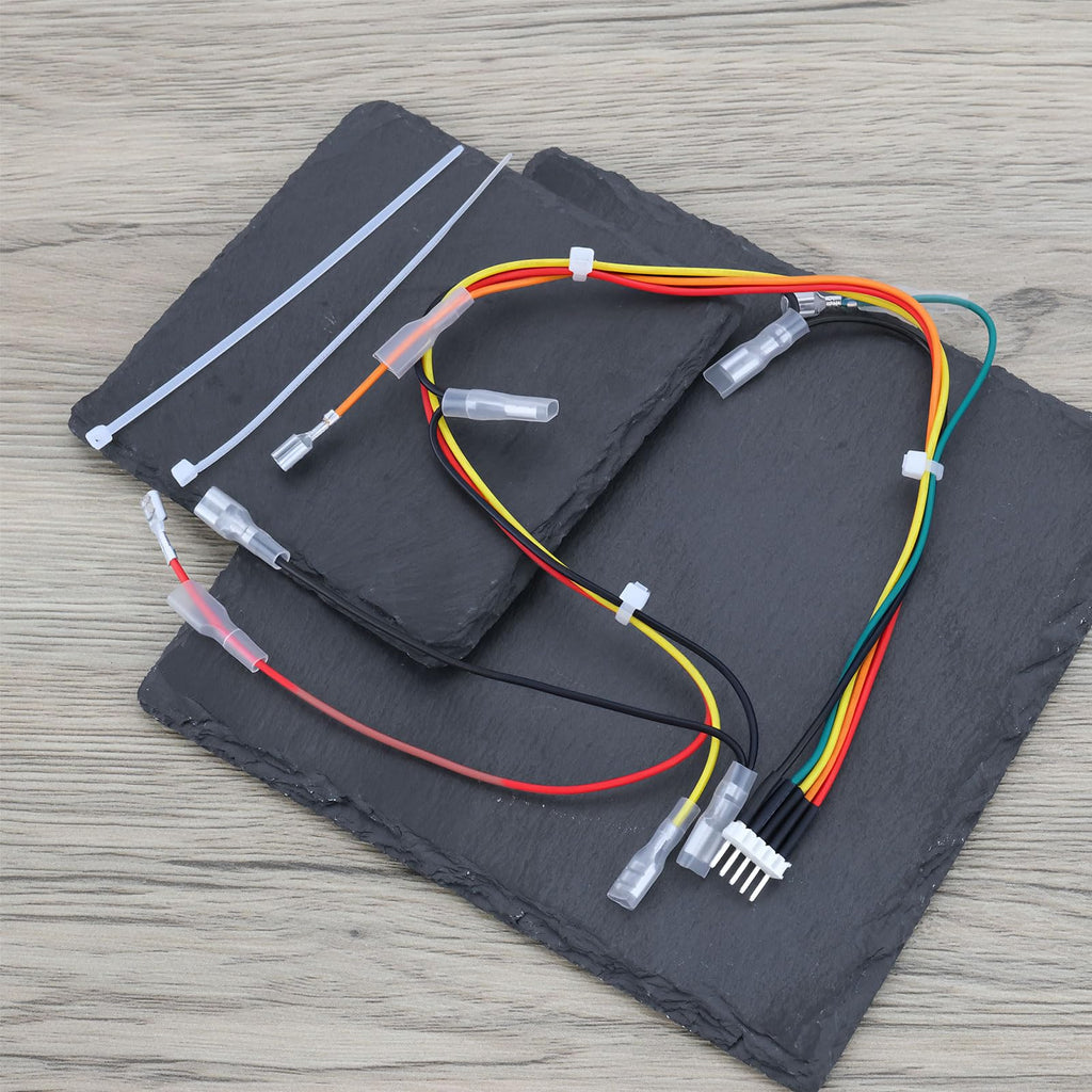2Pcs Arcade 0.187inch Microswitch Terminals 8pin/2pin to 5pin Conversion Compatible with Sanwa 45cm