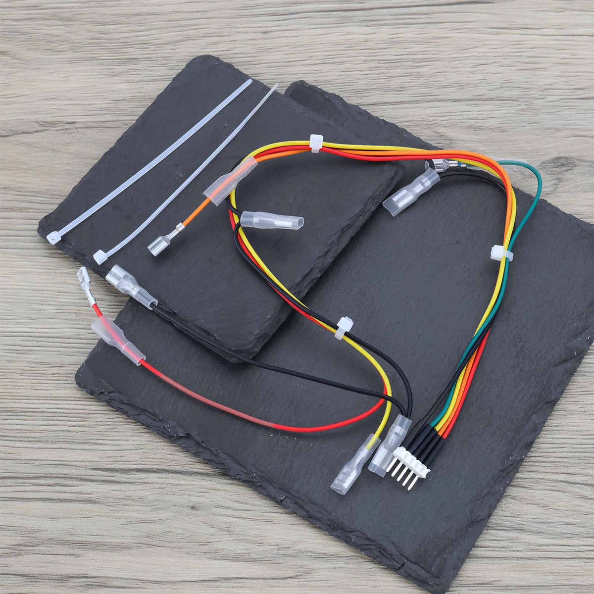 2Pcs Arcade 0.187inch Microswitch Terminals 8pin/2pin to 5pin Conversion Compatible with Sanwa 45cm