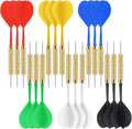 18 Pack Steel Tip Darts, 18 Grams Metal Tip Dart Set for Dartboard | Darts Metal Tip Set, Metal Darts for Dartboard