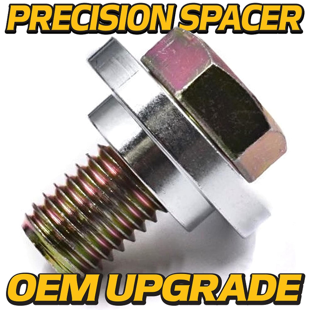 Improved Steering Gear Rebuild Kit for Ariens 21546335 Sector Plate & 21548920/21549002 Shaft Pinion, w/Precision