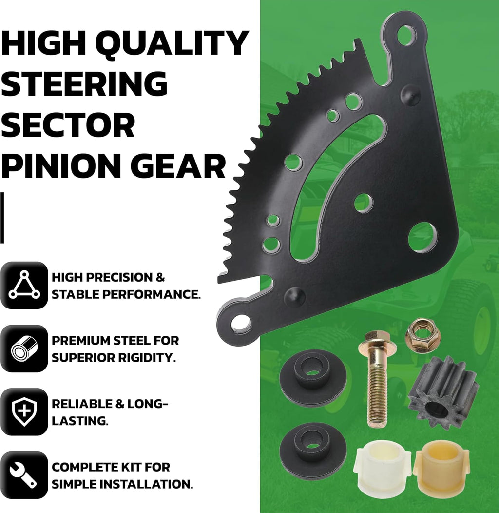 Steering Gear Kit for John Deere D125 D130 D140 D150 D160 | Steering Sector Pinion Gear Repair Fits D105 D100 D110