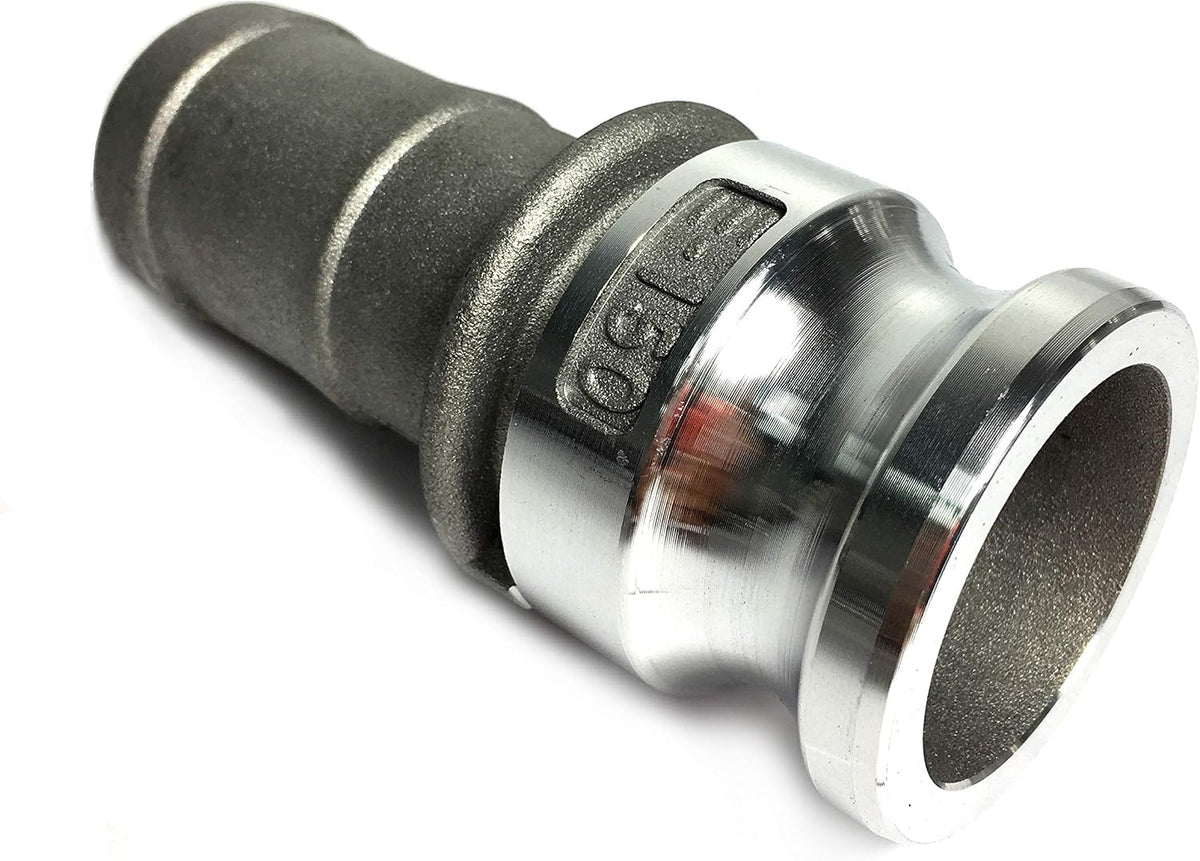 Sigma 1-1/2" 1.5" 150E Aluminum Type E Camlock Fitting Male Adapter X Hose Barb