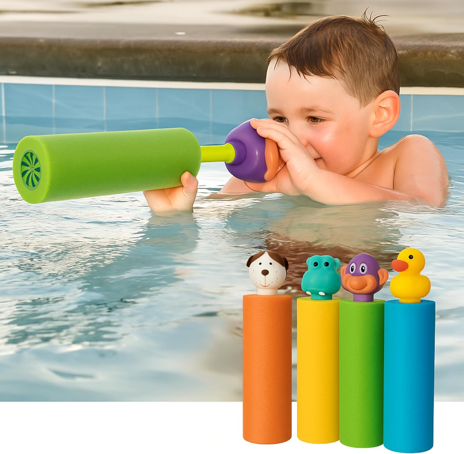 Water Blaster | Water Blasters for Kids, Water Squirter for Kids, Pool Guns, Squirt Gun 8 Pack 4 Pack Beach