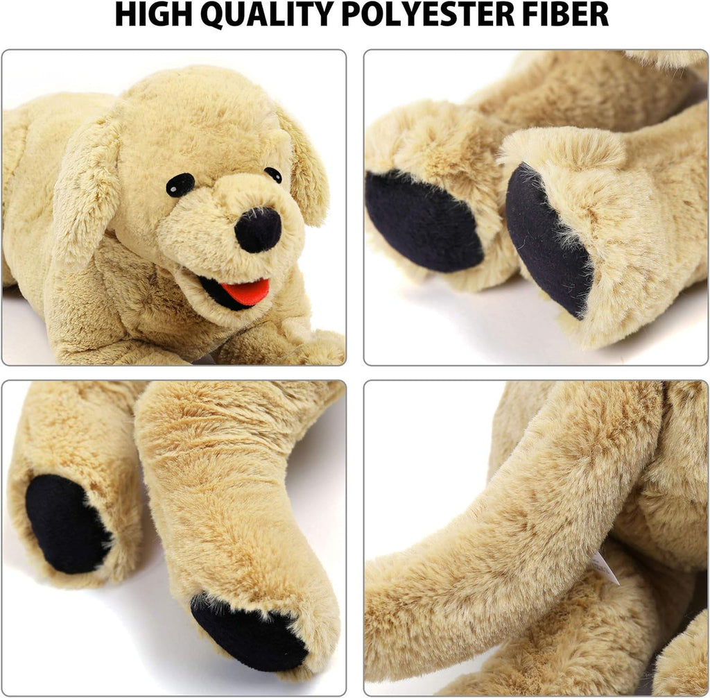 Dog Stuffed Animals Plush, 21" Soft Cuddly Golden Retriever Plush Toys, Large Stuffed Dog, Puppy Dog Stuffed Animals