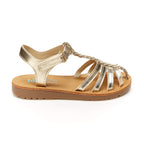 Girls Freya Sandal, Gold