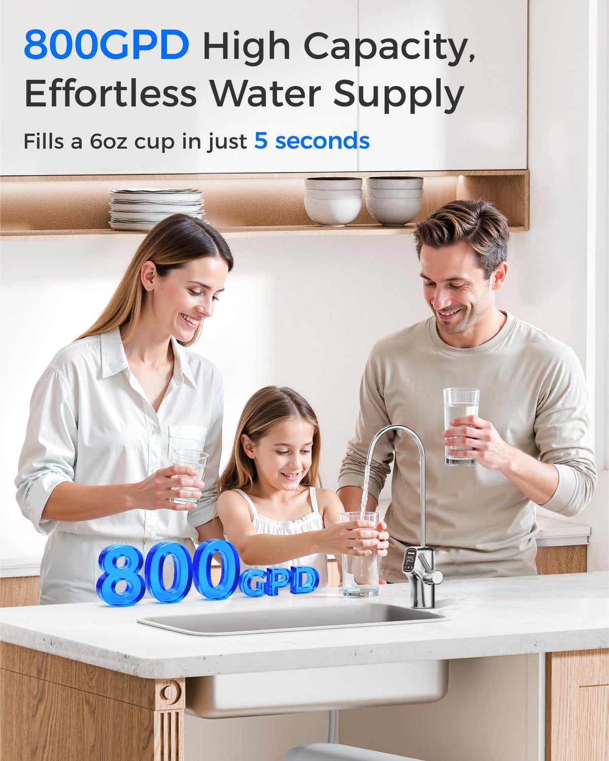 Waterdrop G3P800-RO Filter, Replacement for Waterdrop G3P800 RO System