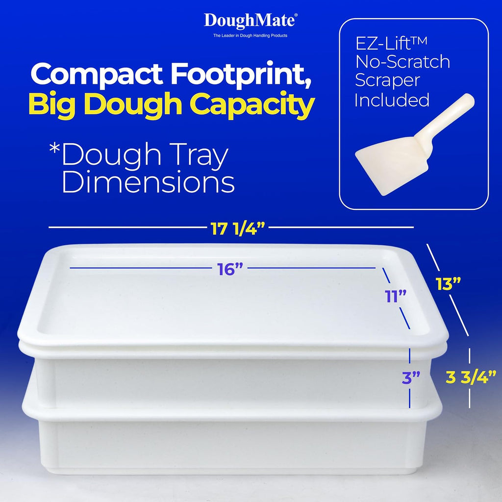 Pizza Dough Proofing Box & Tray Kit