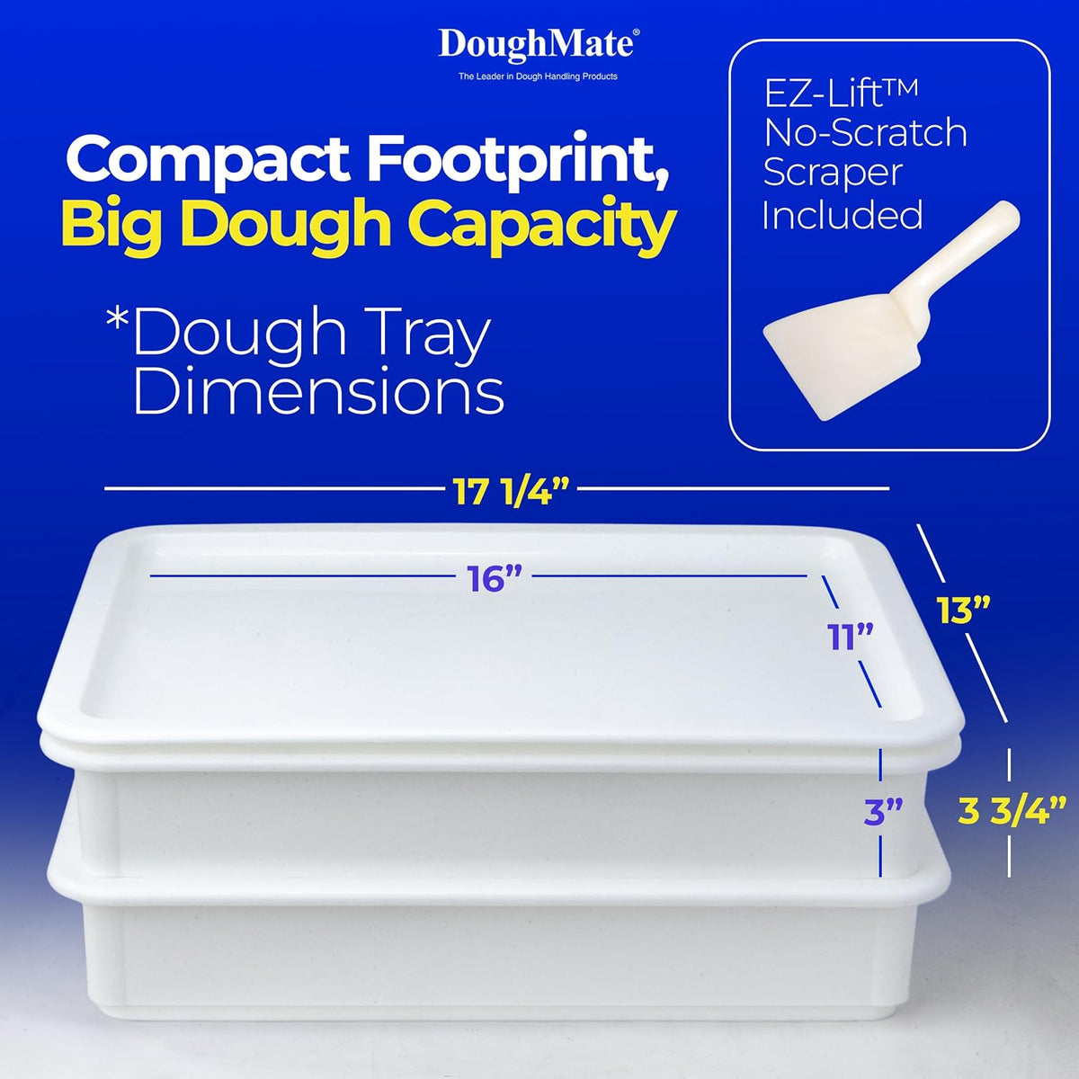 Pizza Dough Proofing Box & Tray Kit