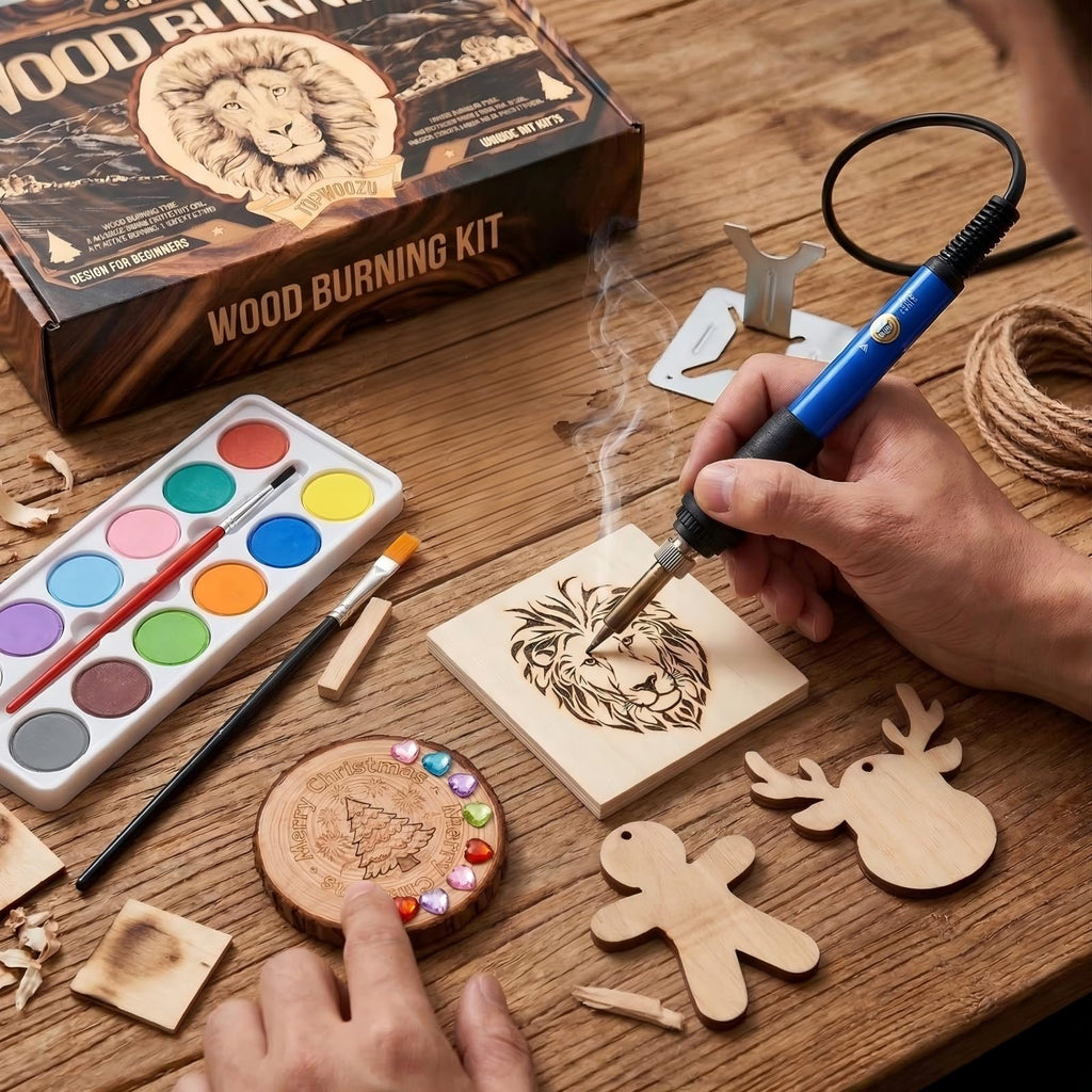 Wood Burning Tool Kit for Adults Beginners Christmas Gifts for Men
