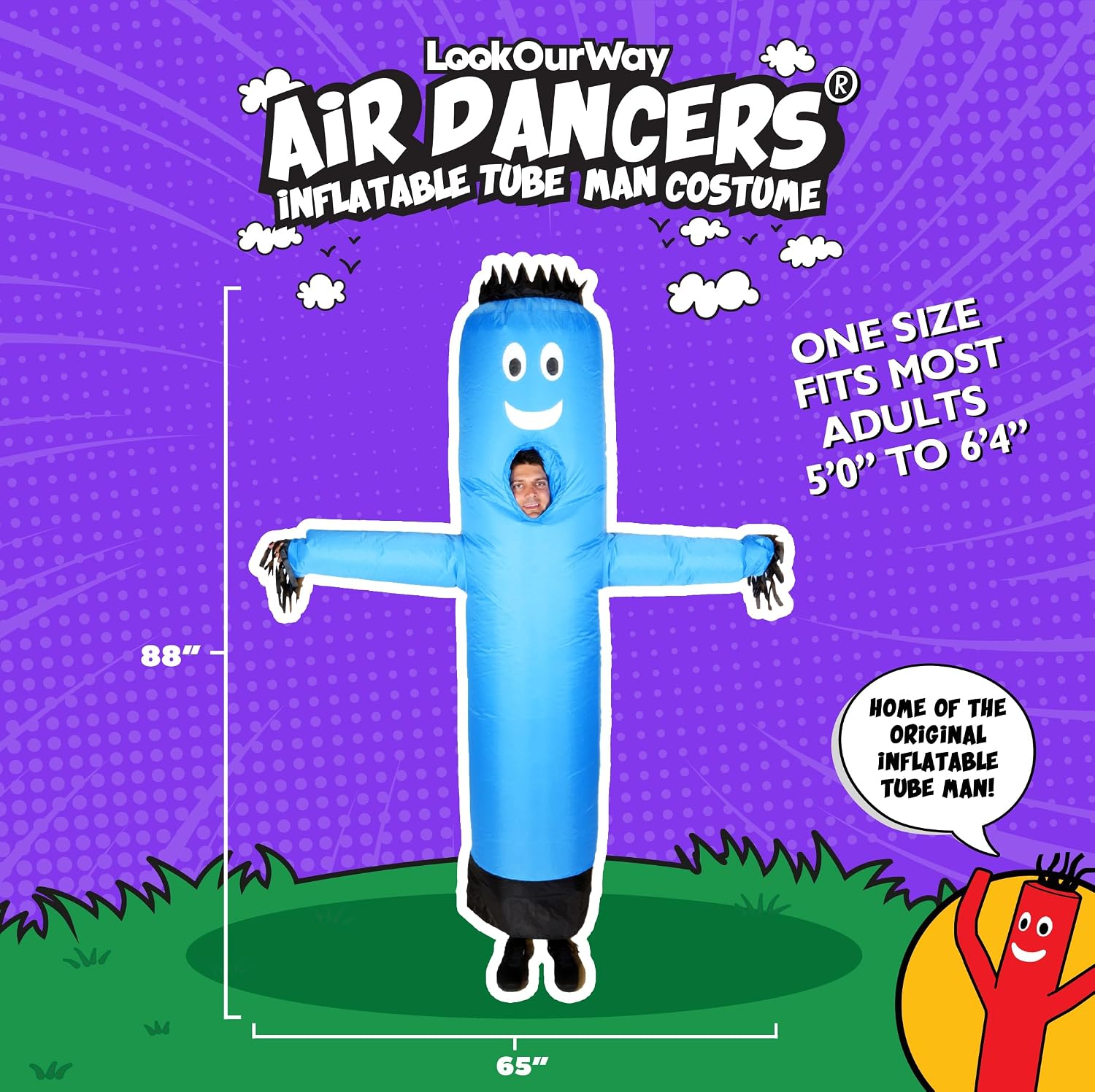 Inflatable Tube Man | Funny Inflatable Costume Adult for Halloween | Viral Adult Inflatable Costume for Men & Women |