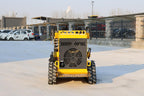 DS380 24 HP Compact RubberTracks Mini Skid Steer Loader 4-in-1 Bucket