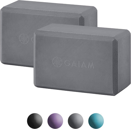 Yoga Block - Supportive Latex-Free Eva Foam - Soft Non-Slip Surface with Beveled Edges for Yoga, Pilates, Meditation