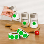 4 Rolls 4000PCS 1 inch Round Color Coding Circle Dot Labels,Color- Coding Label Sticker for Home Office Classroom(Green)
