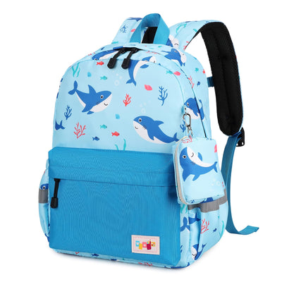 Toddler Backpack for Boys Girls Ages 3+, Kids Backpack with Chest Strap, Water Resistant Preschool Backpack, Cute
