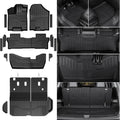 Floor Mats for 2016-2022 Honda Pilot 8 Passengers (No Elite Models), Cargo Mat with Backrest Mat All Weather