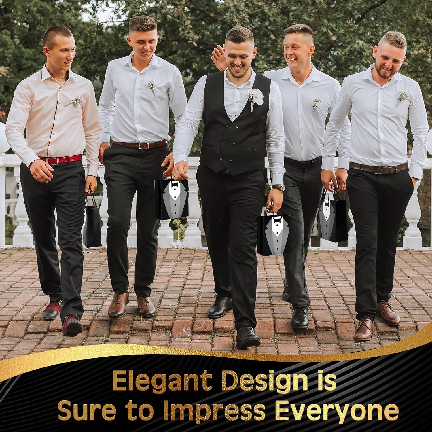 48 Pcs Groomsmen Gifts Box Set of 6, Groomsman Proposal Gift Bulk