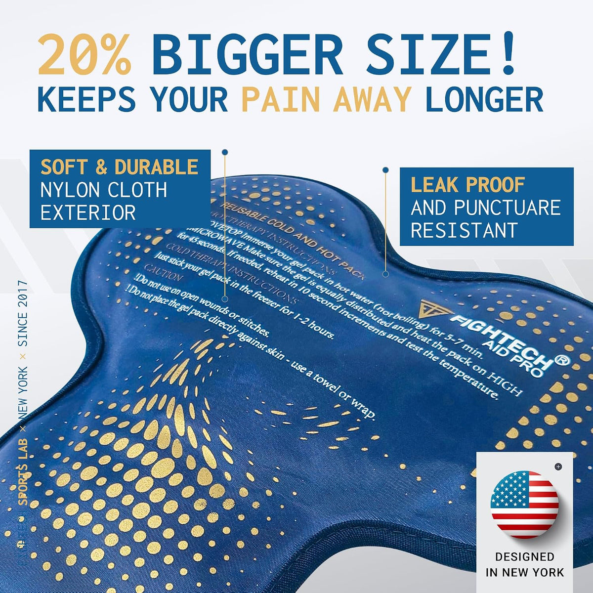 Reusable Hot & Cold Gel Pack for Shoulder - Hinge Joint, Single