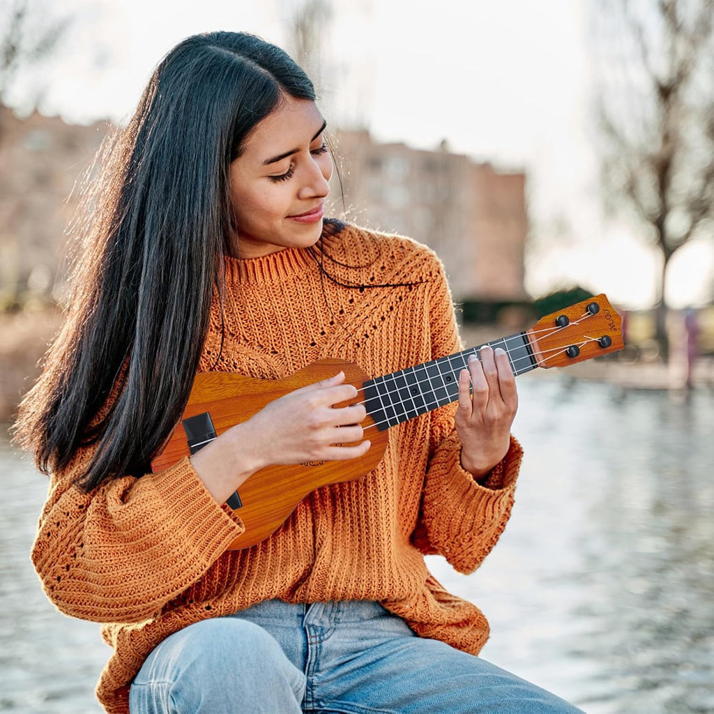Kids Toy Ukulele Guitar,17 Inch Classical Guitar Musical Toy,4 Strings Guitar Ukulele Educational Learning Toy for