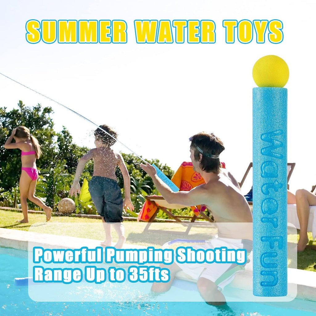 Water Blasters 12PCS, Foam Squirt Guns for Toddlers 1-3, Pool Toys Water Soaker Squirter Gun for Kids 3-10, Summer
