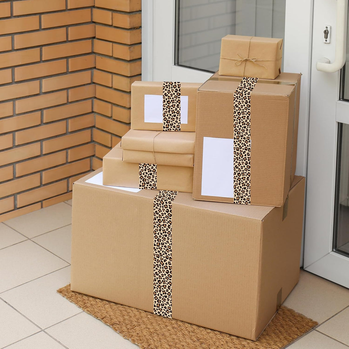 131 Yard Leopard Print Packing Tape Printing Shipping Decorative