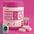 Washing Machine Cleaner Tablets Unscented 24 Pack Residue-free Laundry Washer Cleaner for HE Front Load, Top Load