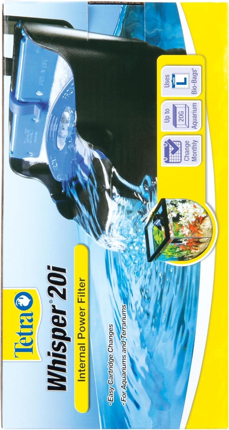 Whisper 135 GPH Internal Power Filter For Aquariums