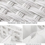 Laundry Hamper with 3 Removable Liner Bags, 132L Laundry Sorter with Lid