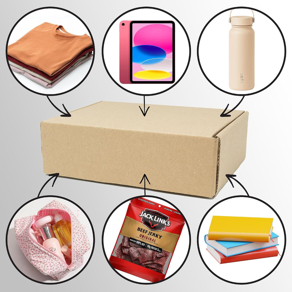 Commercial 32 ECT Shipping Mailer Boxes, 9"x6"x2", 25 Pack