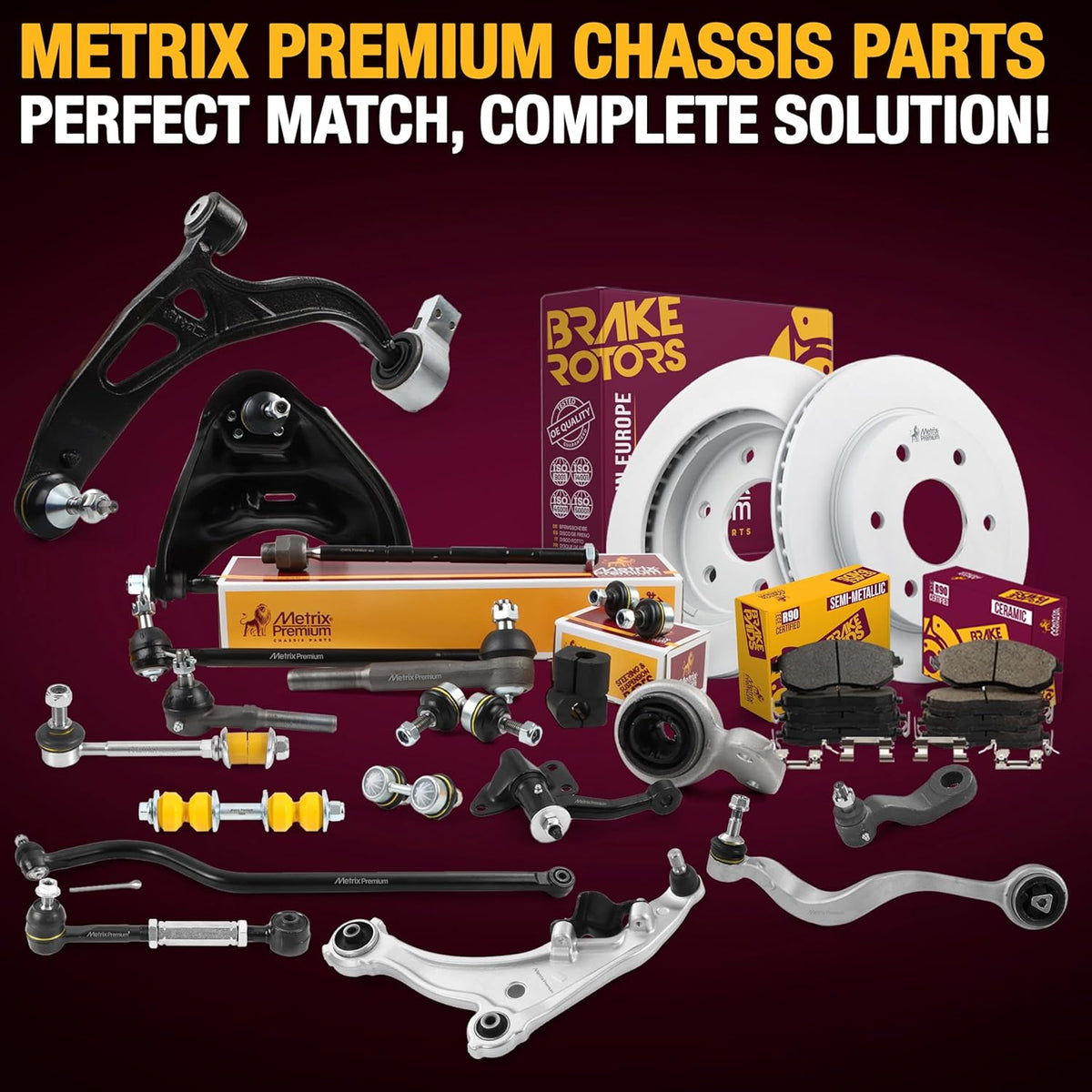 Metrix Premium Chassis Parts Control Arm Bushing Kit Fits Toyota Solara