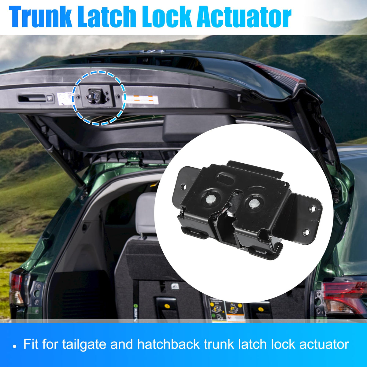 uxcell 55362102AB Rear Trunk Latch Lock Actuator for Dodge Durango 04-05