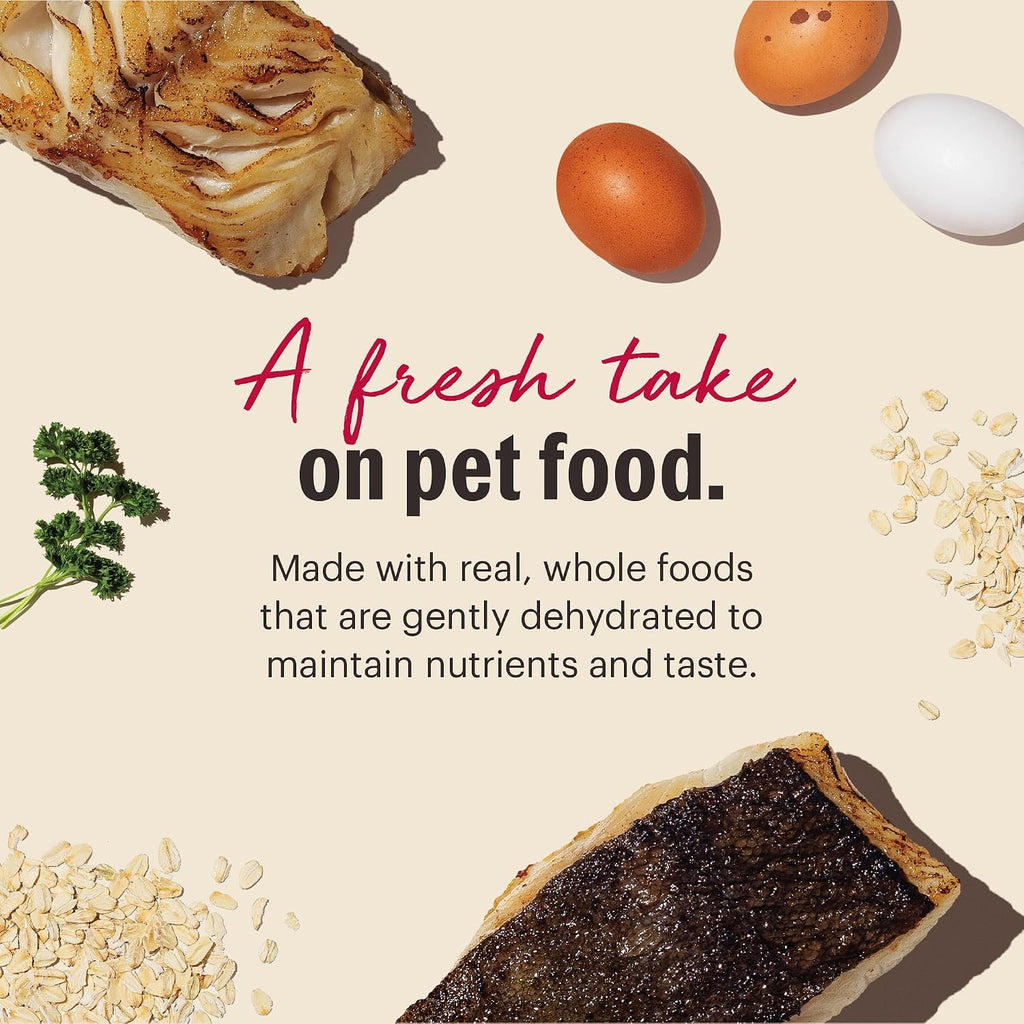 Wholemade Whole Grain Fish & Oats Recipe, Human Grade Dehydrated Dog Food, Just Add Water, Supports Digestion, Skin &
