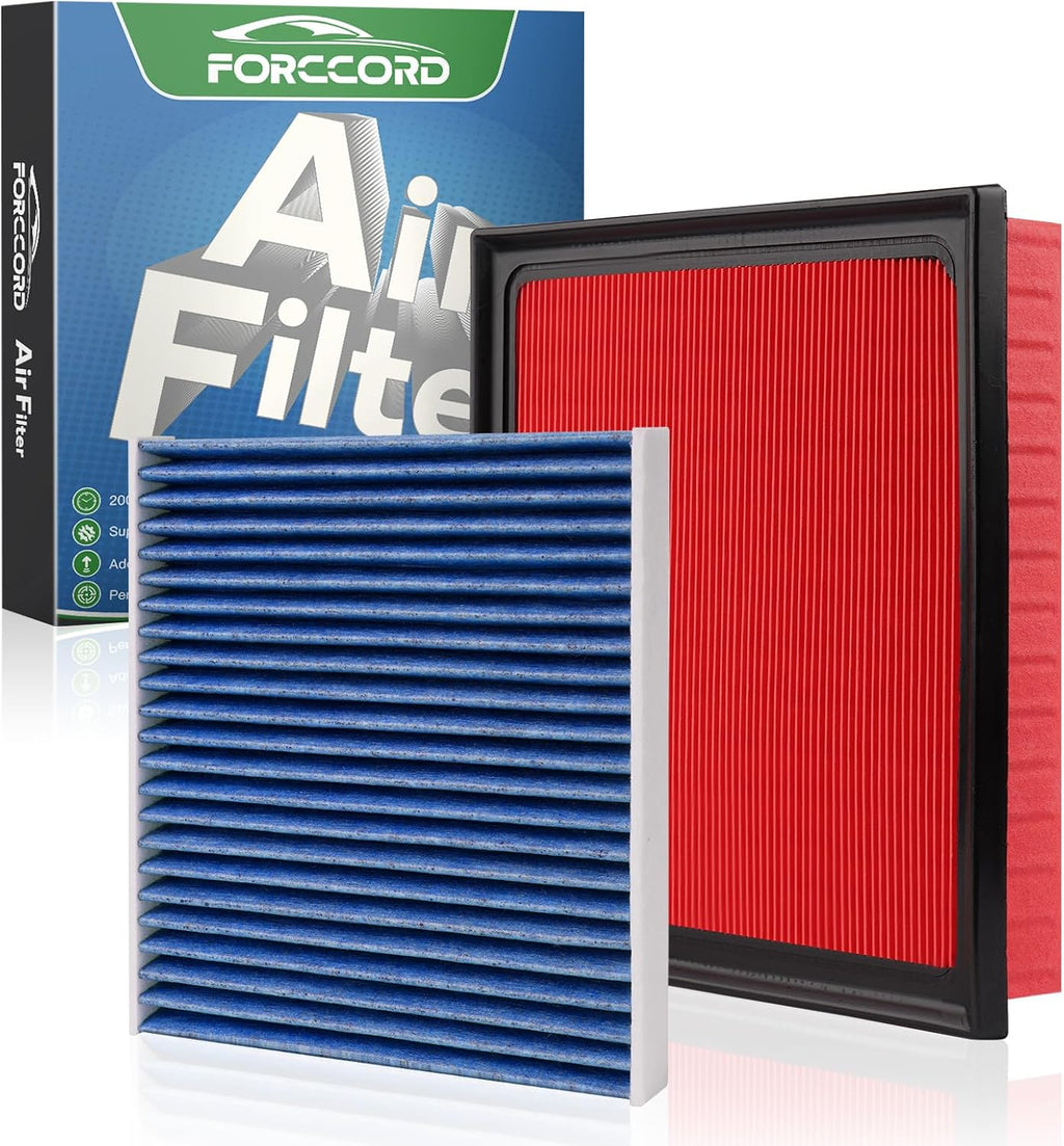 Cabin & Engine Air Filter Kit for Toyota RAV4 2019-2025, Camry 2018-2024 | Highlander 2020-2026, Avalon 2019-2022