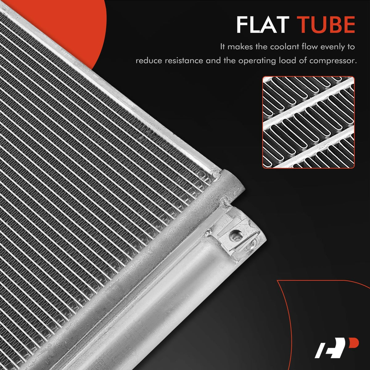 A-Premium Air Conditioning Condenser Compatible with Hyundai Genesis