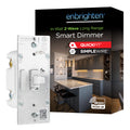 Enbrighten Z-Wave Long Range Dimmer Switch, 800 Series, Toggle