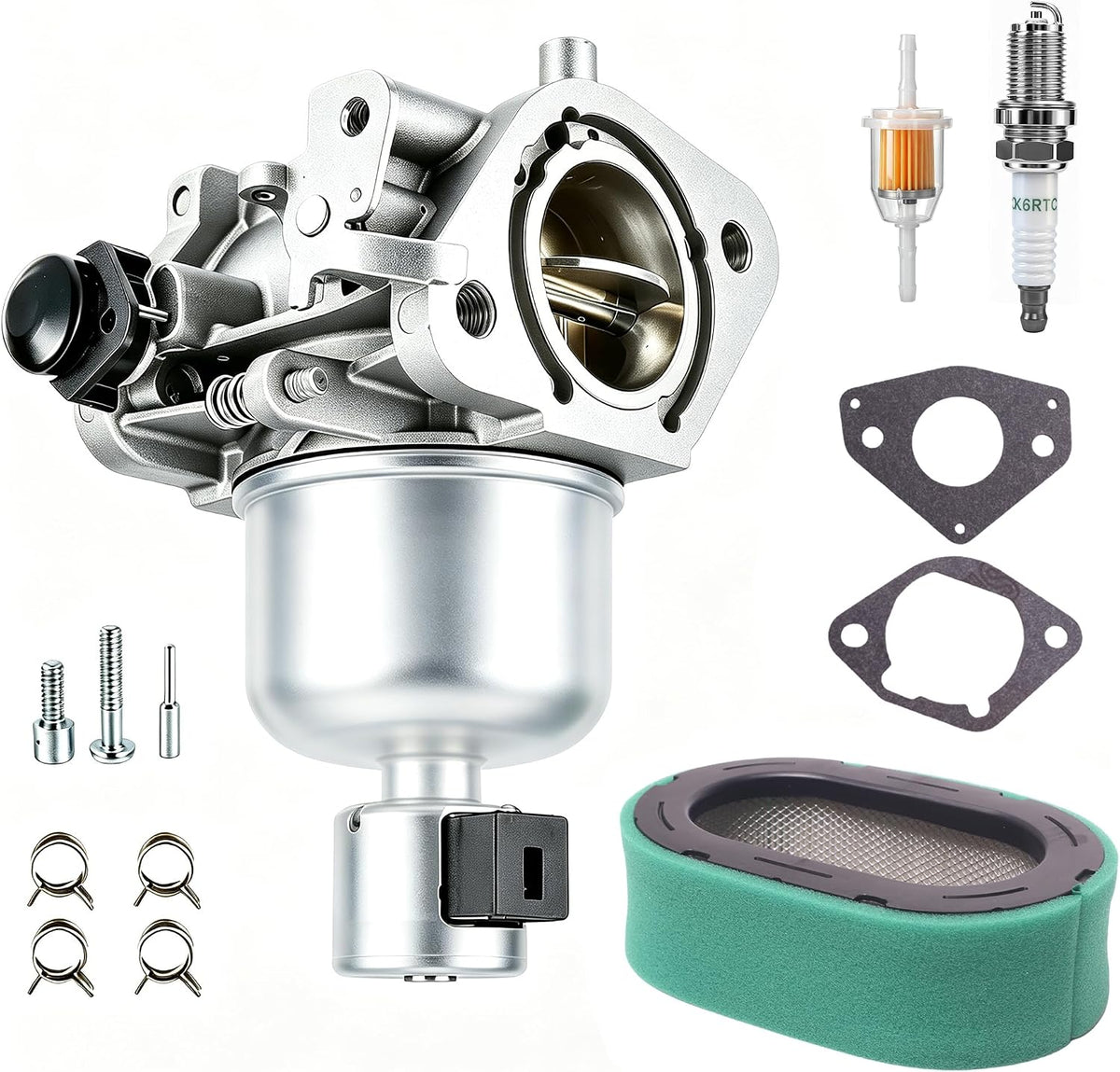 KT725 Carburetor Fits for Kohler 7000 Series Engines 22HP 23HP 24HP 25HP 26HP KT725 KT730 KT735 KT740 KT745, Replaces 1685319-S Carb with Gaskets